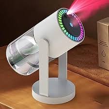 مرطب هواء بروجيكتور RGB – جهاز ترطيب USB بإضاءة LED متعددة الألوان