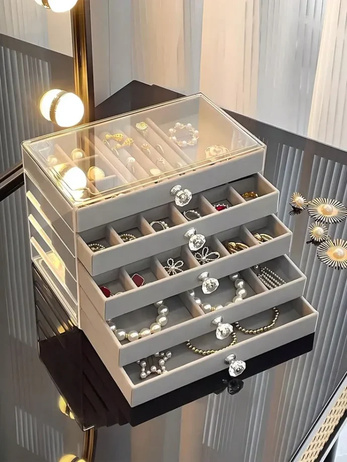 أناقتك اليومية – Luxe Jewelry Organizer Box