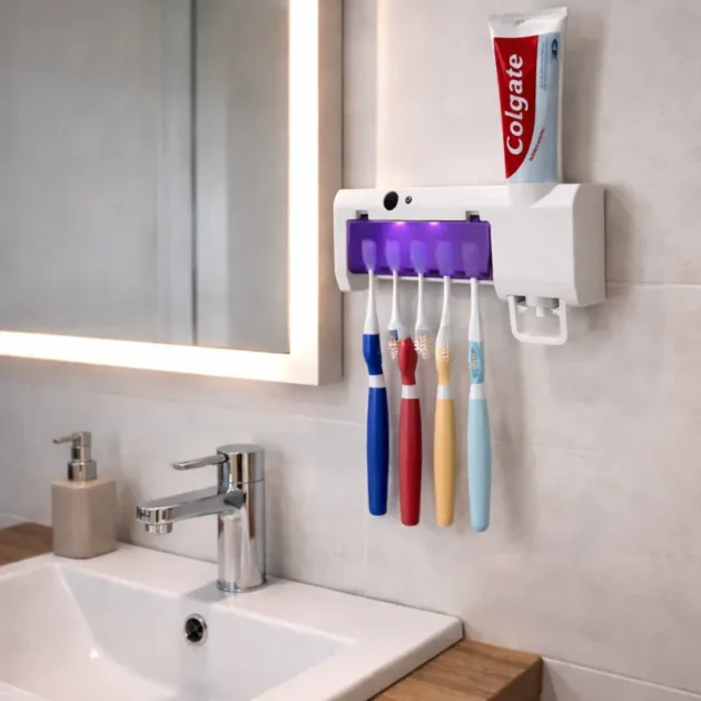 معقم فرش الأسنان متعدد الوظائف – Multi-Function Toothbrush Sterilizer.