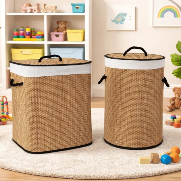 سلة تخزين متعددة الاستعمالات بتصميم أنيق | Multi-Purpose Storage Basket.