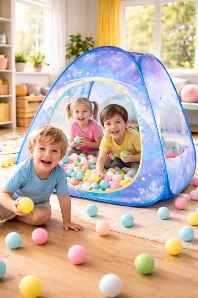 Fronzel Kids Play Tent – خيمة ألعاب الأطفال الممتعة مع كرات ملونة.