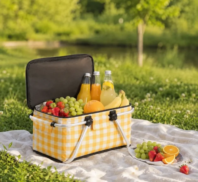 سلة النزهات العازلة القابلة للطي – Picnic Basket Deluxe.