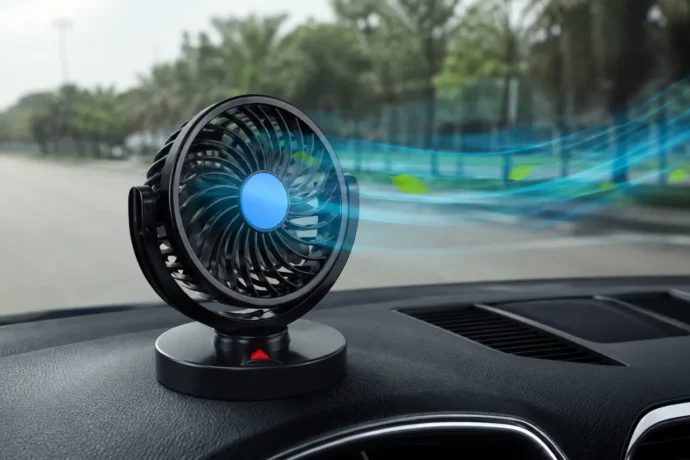 Turbo Air Fan – مروحة سيارة قوية بتبريد فوري.