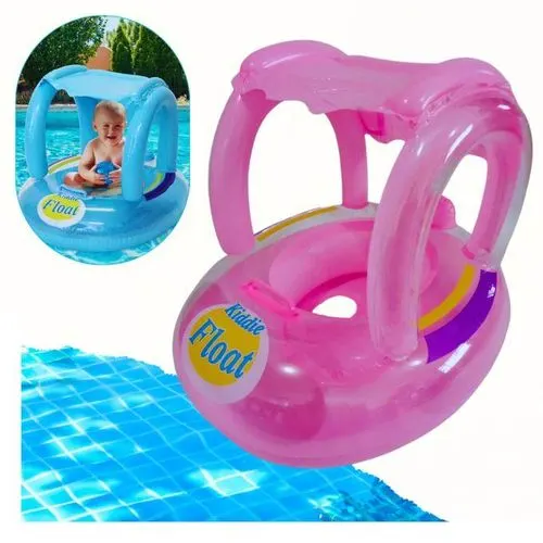 عوامة أطفال قابلة للنفخ مع مظلة حماية – Kiddie Float