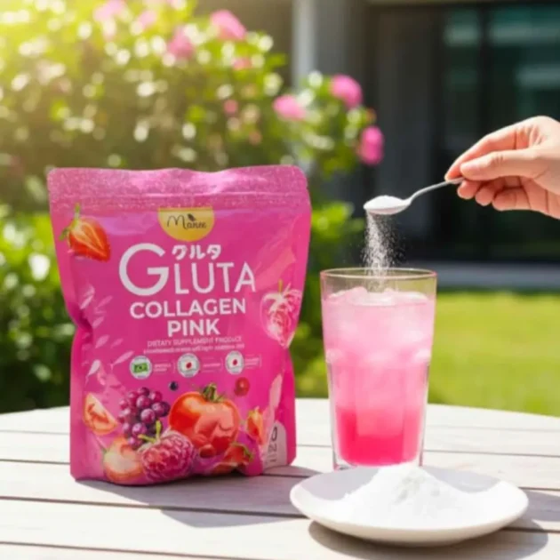 Gluta Collagen Pink – مكمل الكولاجين بنكهة الفواكه
