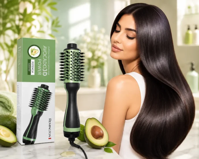 فرشاة تصفيف وتجفيف الشعر Remington Avocado 3D Power