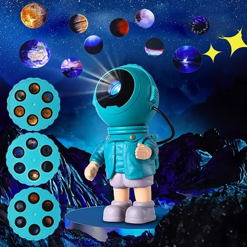 مصباح عرض الكواكب والمجرة على شكل رائد فضاء – Astronaut Projector Lamp