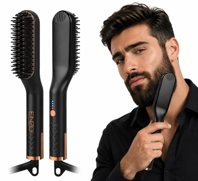 ENZO Beard Straightener Pro - مصفف اللحية والشعر