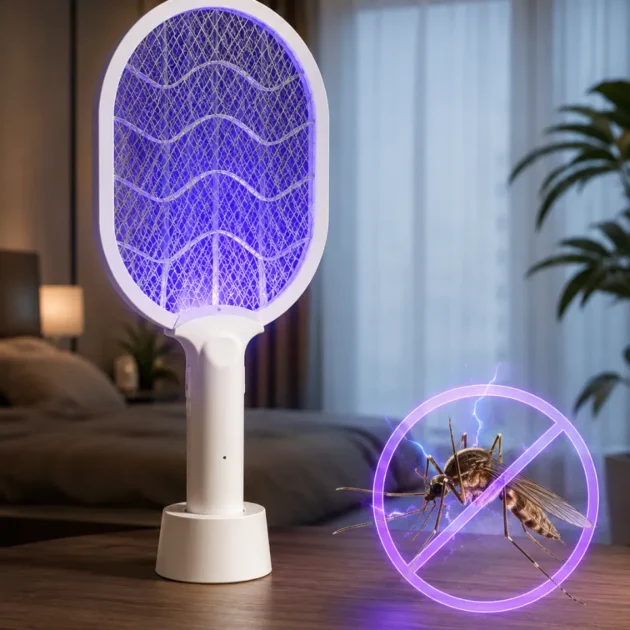 مضرب البعوض الكهربائي | Electric Mosquito Killer Racket