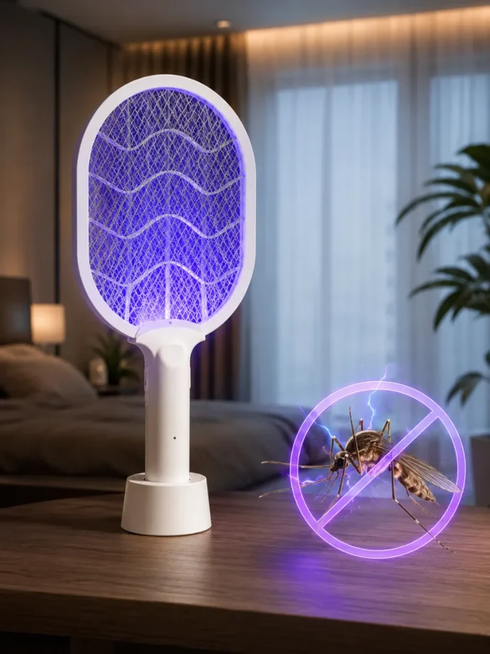 مضرب البعوض الكهربائي | Electric Mosquito Killer Racket