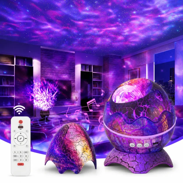 Dragon Egg Galaxy Light | بيضة التنين المضيئة بتأثيرات كونية ساحرة