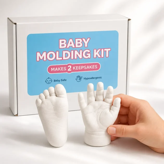 Baby Molding Kit – طقم صنع قوالب يد وقدم الطفل التذكارية