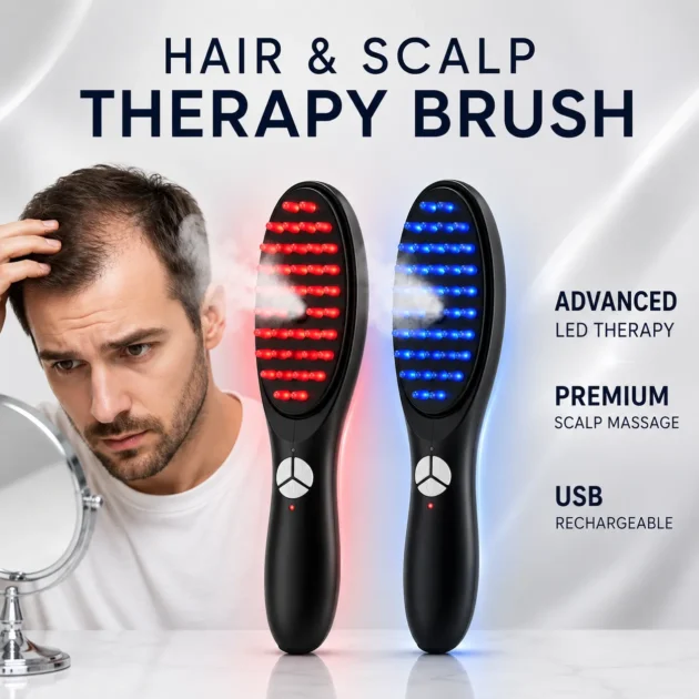 NanoFog Scalp Massage Comb – مشط تدليك فروة الرأس بالبخار وLED