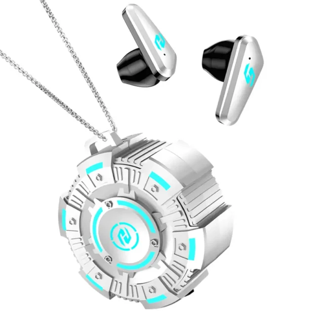سماعات TWS X-35 بتصميم قلادة فريد – بلوتوث 5.3