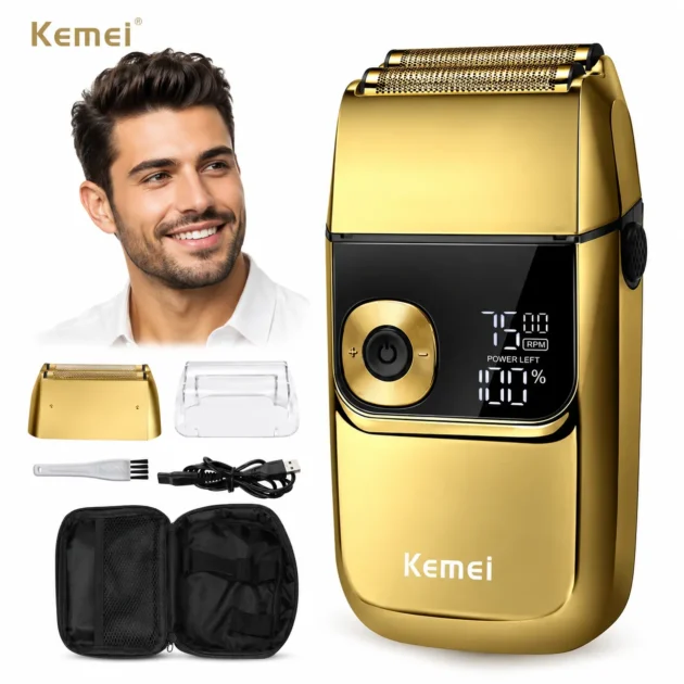 ماكينة الحلاقة الكهربائية Kemei KM-2028 بشاشة LED رقمية