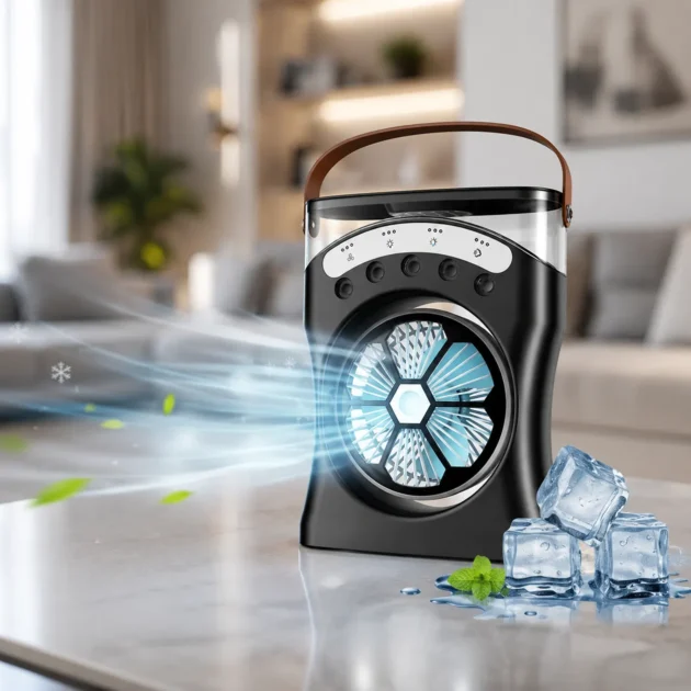 مبرد الهواء المحمول Air Humidifier Cooling Fan
