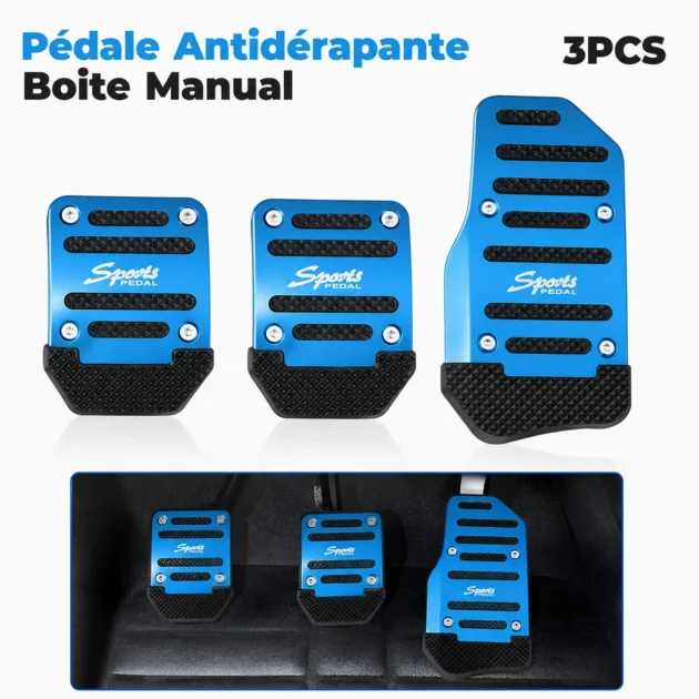 دواسات رياضية للسيارة مضادة للانزلاق – Pédales sport pour voiture antidérapantes